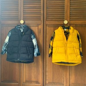 Kid vest matching set twins